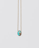 Healing Necklace on light color background.