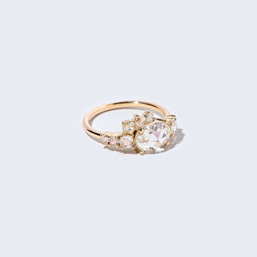 product_details:: Bouquet Ring on light color background.