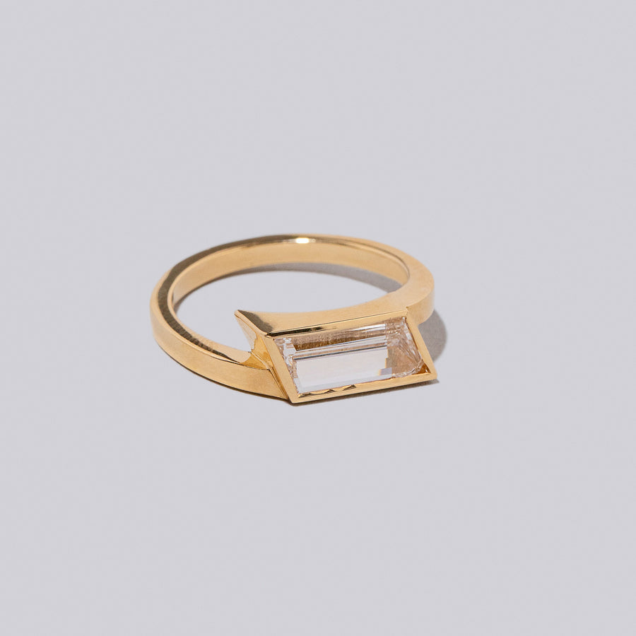 product_details::Closeup details of the Melody Ring on light color background.