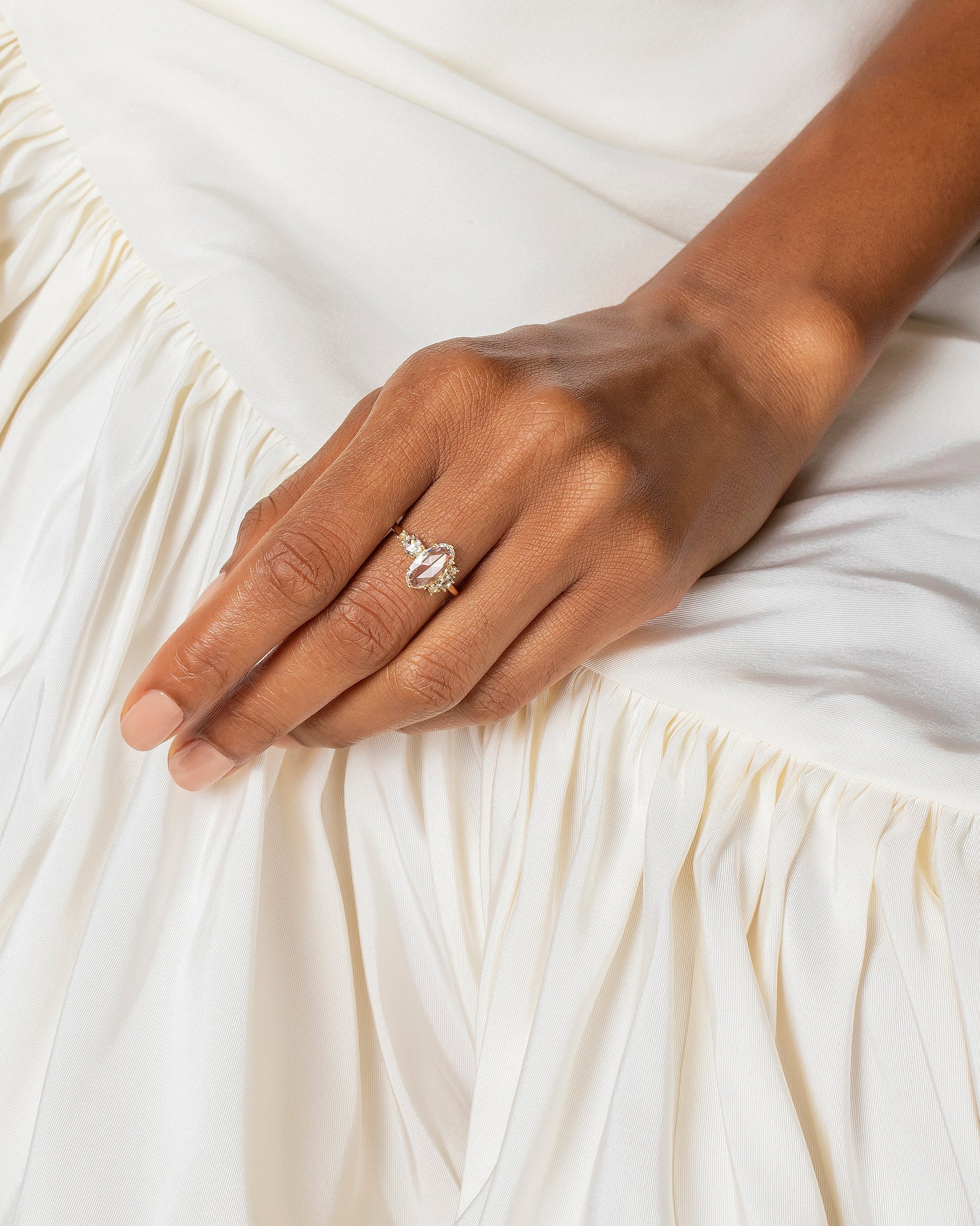  Love Ring on light color background.