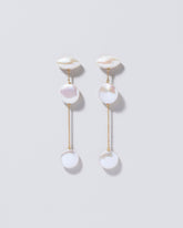 Idas Earrings on light color background.