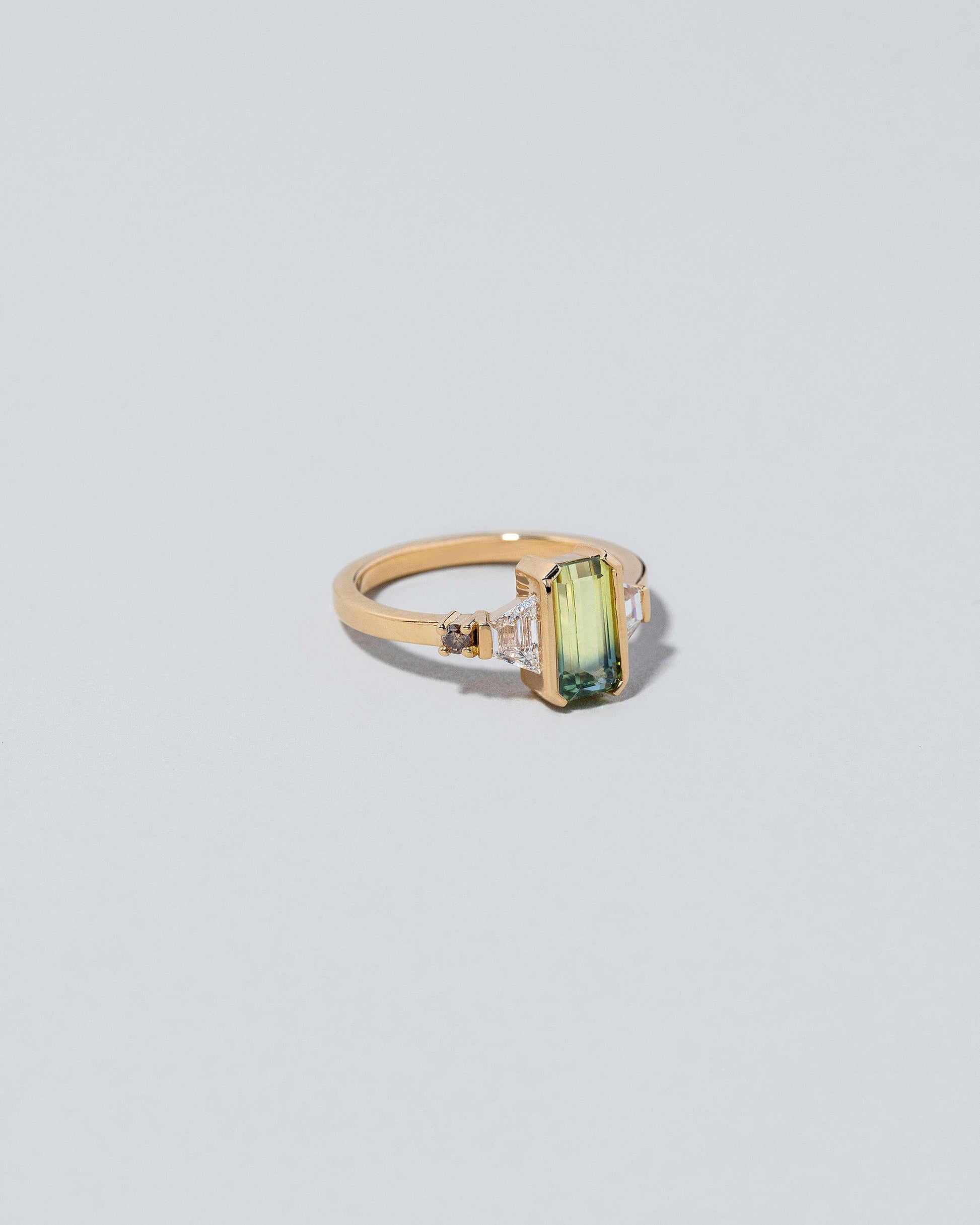 Tower Ring on light color background.