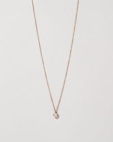  Birthstone Necklace on light color background.