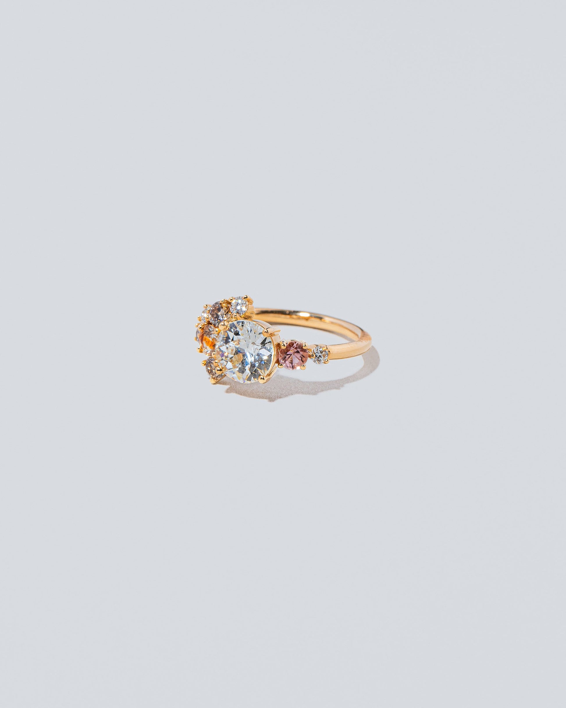 Vega Peach Ring on light colored background.
