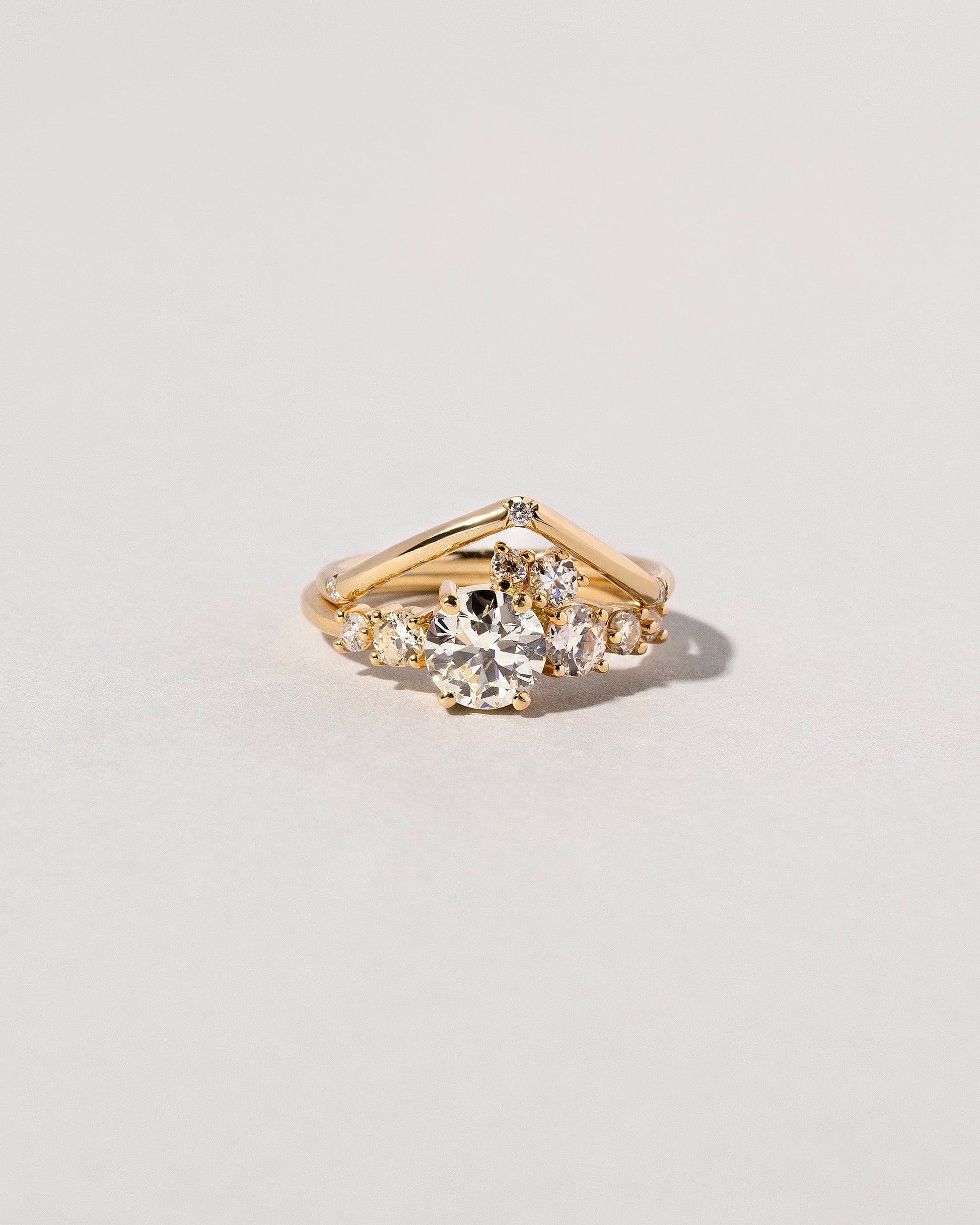  Luna Peak Band - Three Stone on light color background.